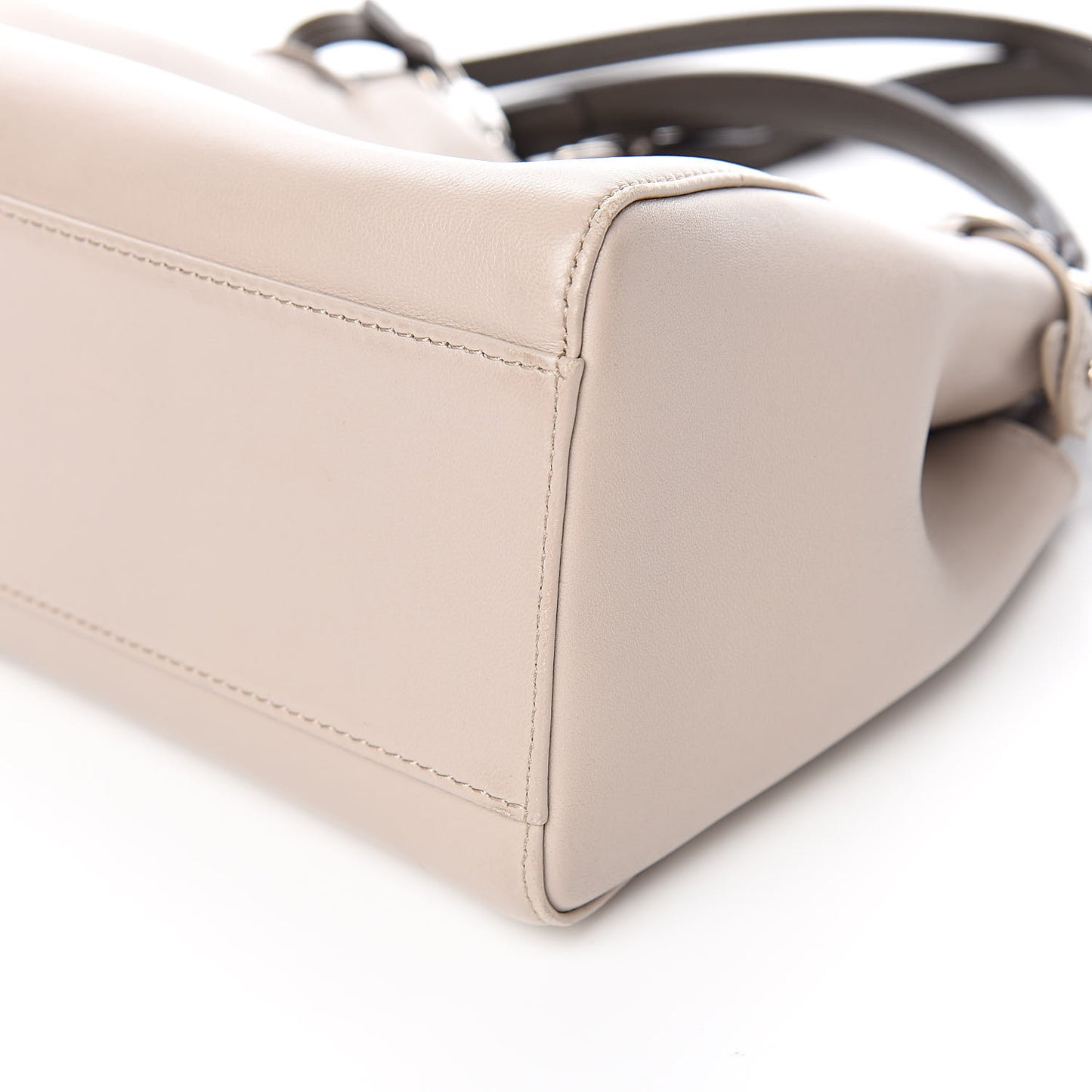 Nappa Colorblock Mini Peekaboo Iconic Satchel Grigio Polvere Carbone Bloody Mary