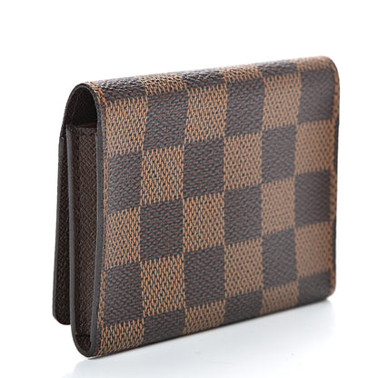 Louis Vuitton Damier Ebene Business Card Holder 2 of 6
