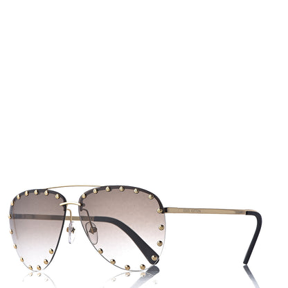 Louis Vuitton The Party Aviator Gradient Sunglasses Z0914U Brown 1 of 9