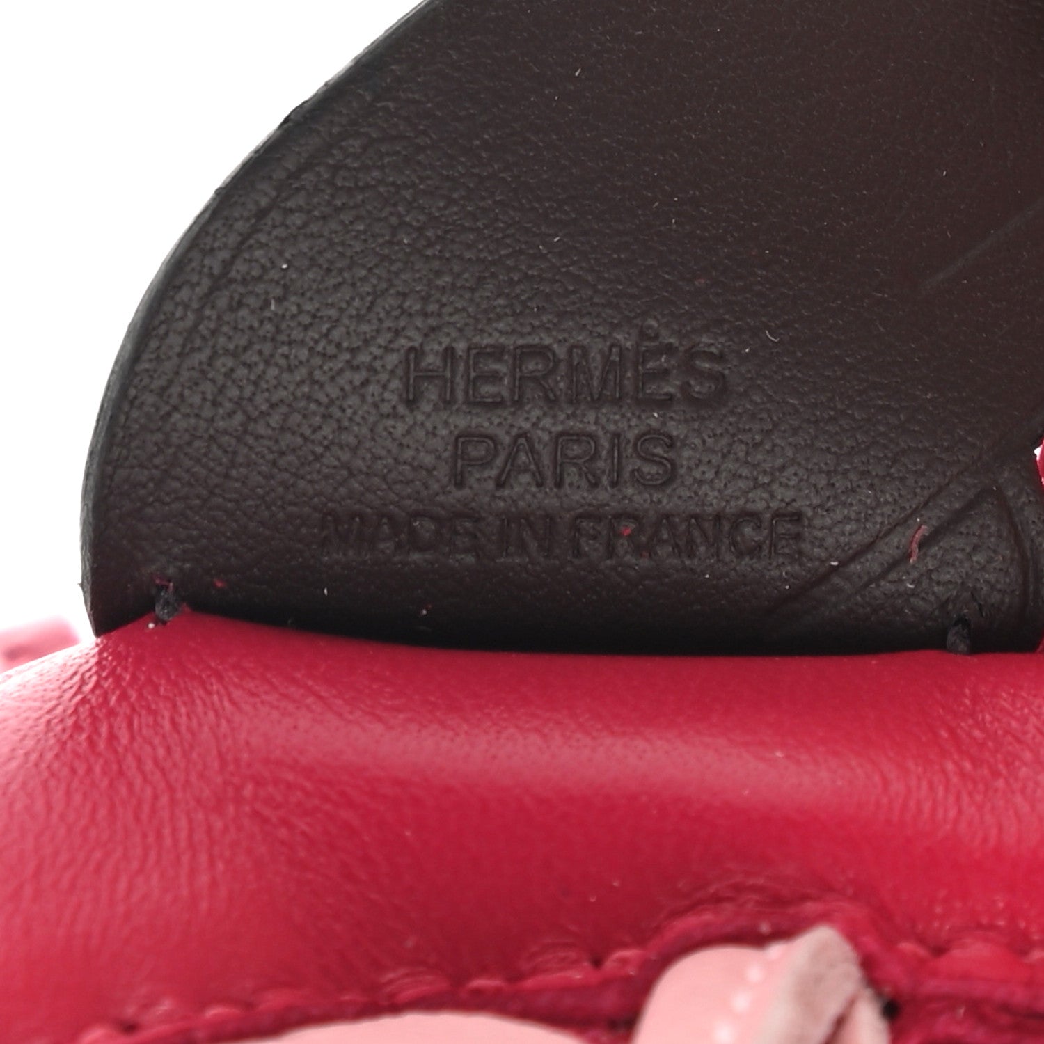 Hermes Milo Lambskin Grigri Rodeo Pegase Horse Bag Charm PM Framboise Rose Sakura Rouge Sellier 3 of 5