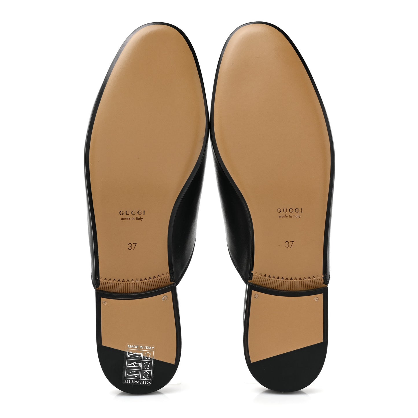 Calfskin Womens Princetown Slippers 37 Black