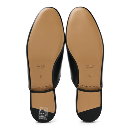Gucci Calfskin Womens Princetown Slippers 37 Black 5 of 11
