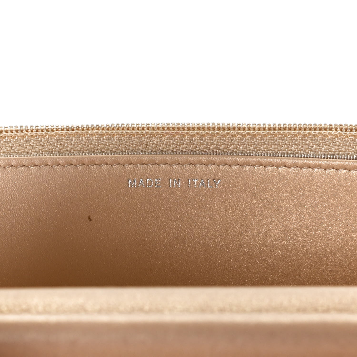 Chanel Metallic Calfskin Lucky Charms Casino 2.55 Reissue Wallet On Chain WOC Beige 7 of 14