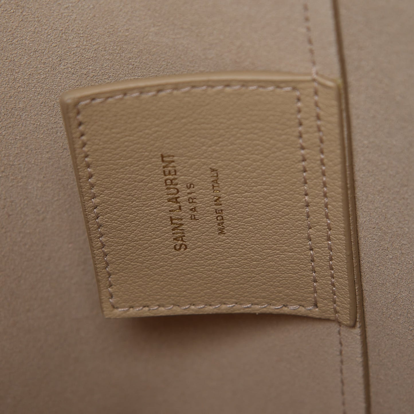 Calfskin Large Shopping Tote Nude Powder