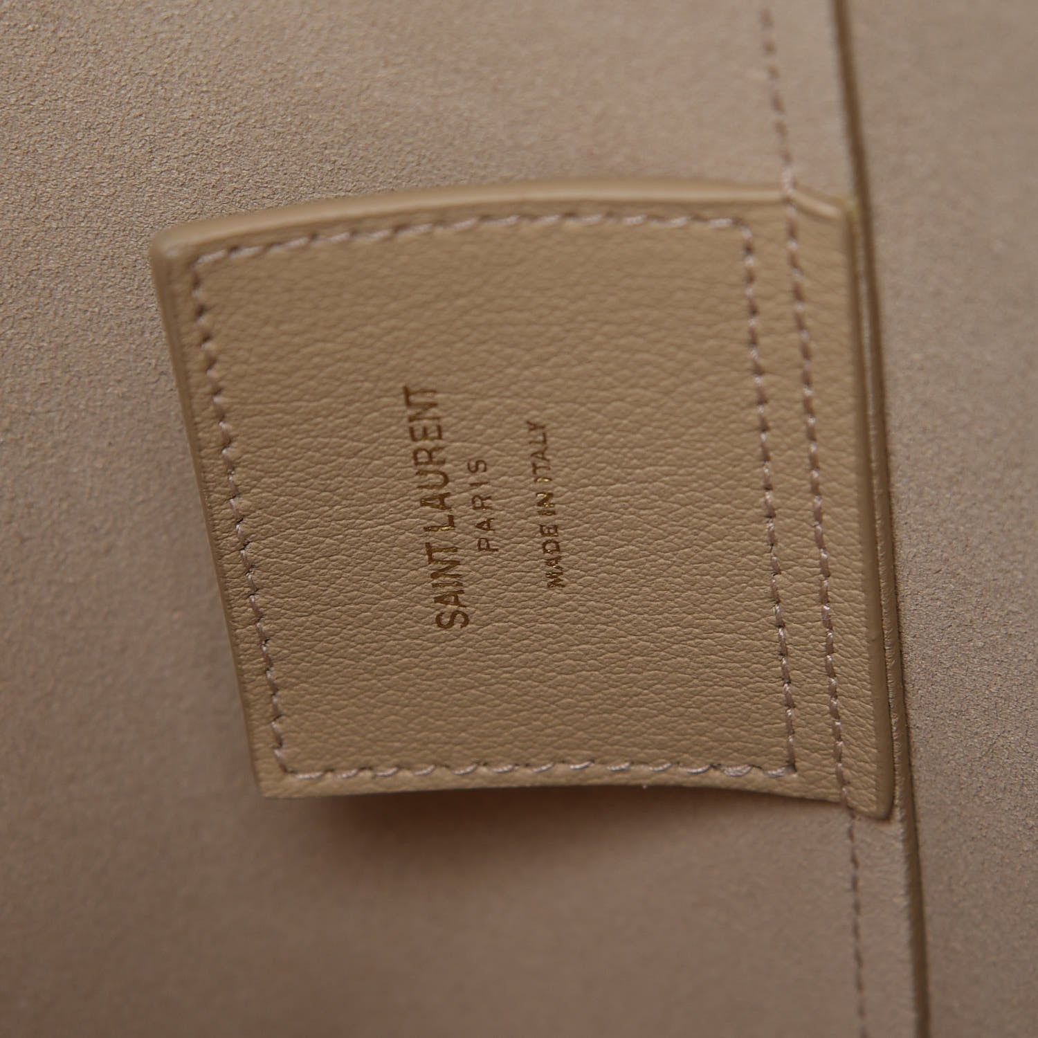Saint Laurent Calfskin Large Shopping Tote Nude Powder 9 of 11
