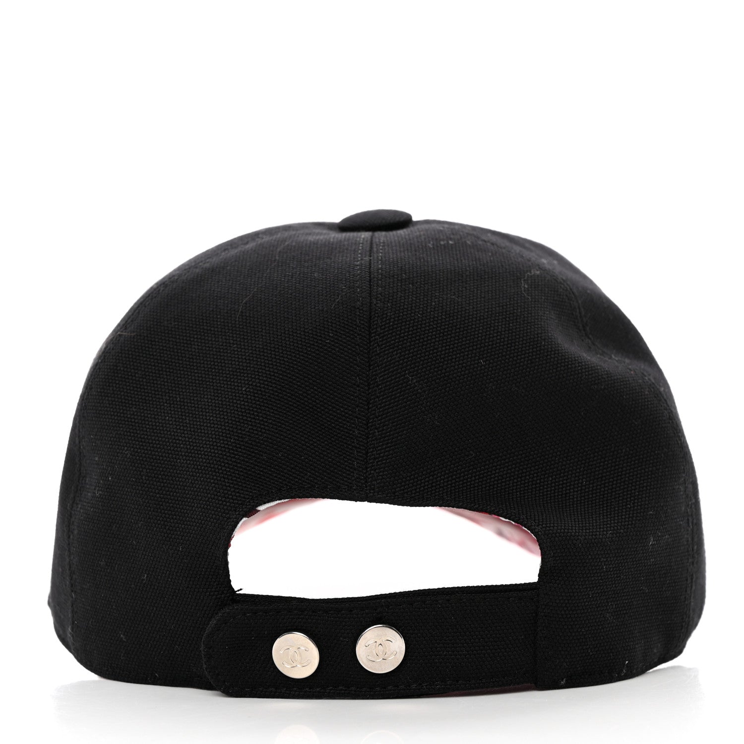 Chanel Cotton Beaded CC Cap Hat Black 5 of 10