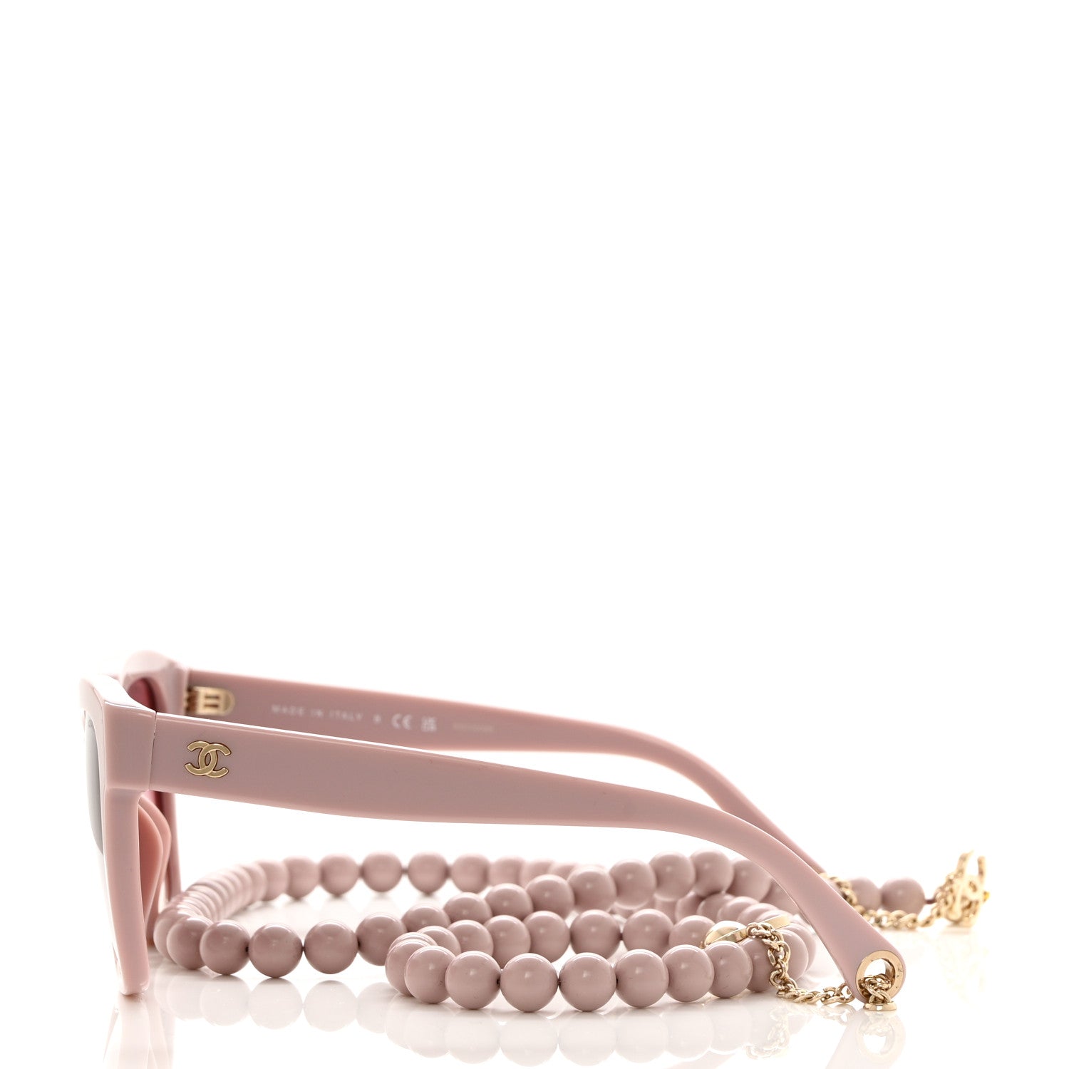 Chanel Acetate Chain Square Sunglasses 5487-A Pink 4 of 9