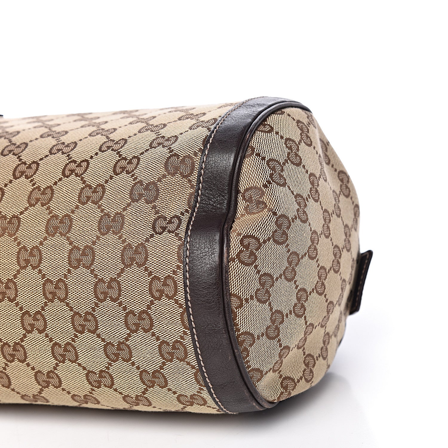 Gucci Monogram Trophy Satchel Ebony 9 of 10