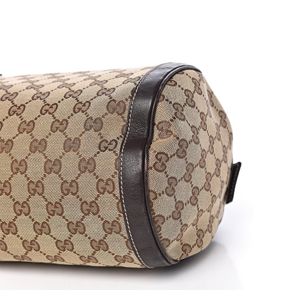 Gucci Monogram Trophy Satchel Ebony 9 of 10