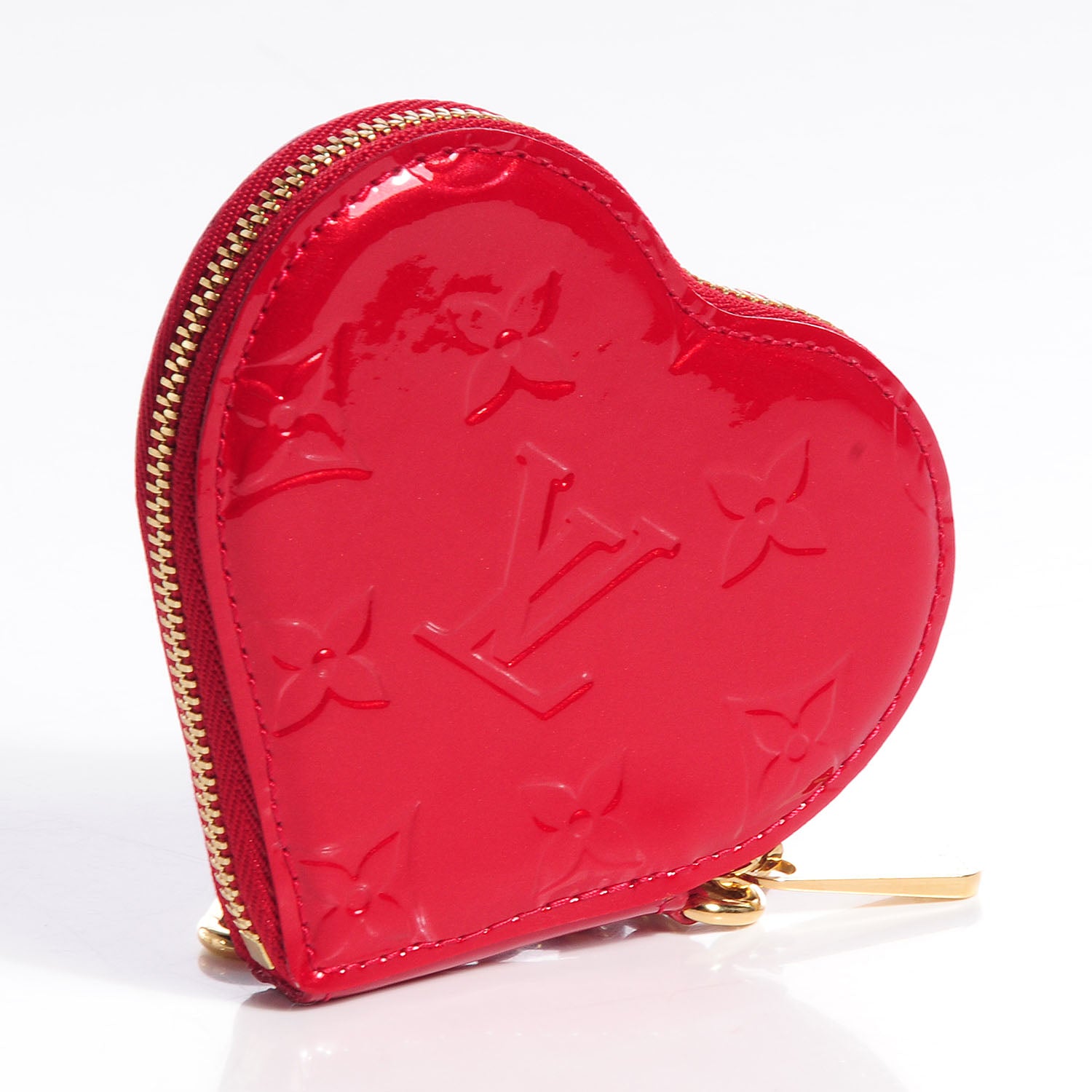 Louis Vuitton Vernis Coeur Heart Coin Purse Pomme D'Amour 3 of 8