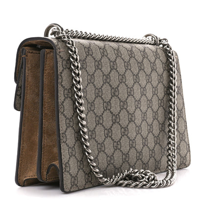 Gucci GG Supreme Monogram Small Dionysus Shoulder Bag Taupe 3 of 12