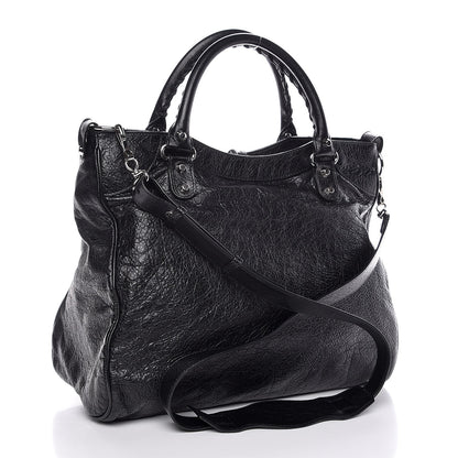 Balenciaga Agneau Classic Silver Hardware Velo Black 4 of 8