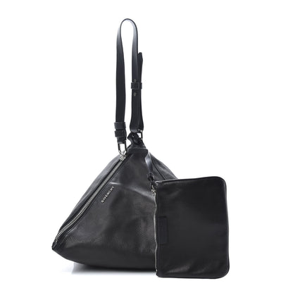 Givenchy Pebbled Calfskin Pyramid Tote Black 1 of 11
