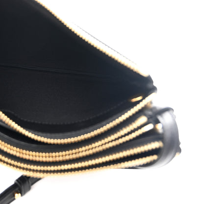 Celine Lambskin Small Trio Crossbody Bag Black 5 of 12