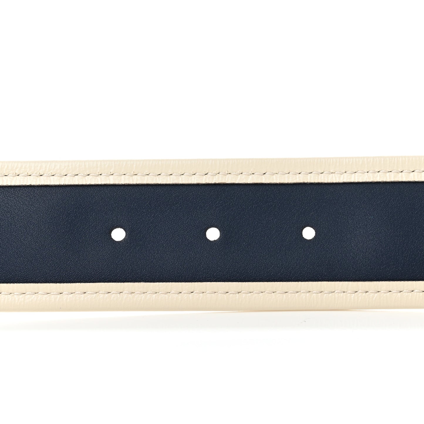 Azalea Calfskin Matelasse Diagonal Nickel Torchon Double G 40mm Belt 80 32 Blue Agata Mystic White