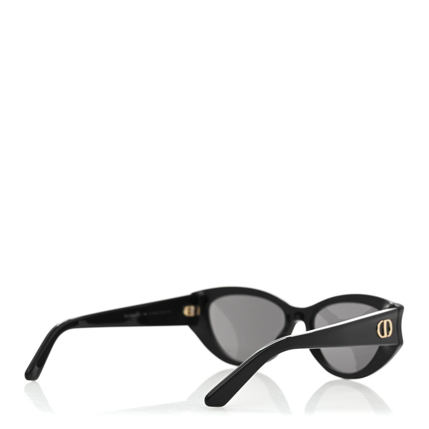 Christian Dior Acetate DiorGlow B11 Cat Eye Sunglasses Black 4 of 8