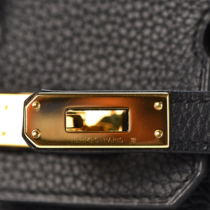 Hermes Togo Birkin 25 Black 12 of 35