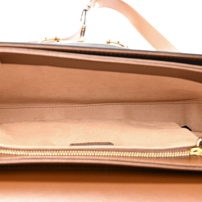 Gucci GG Supreme Monogram Horsebit 1955 Shoulder Bag Beige Brown Sugar 5 of 12