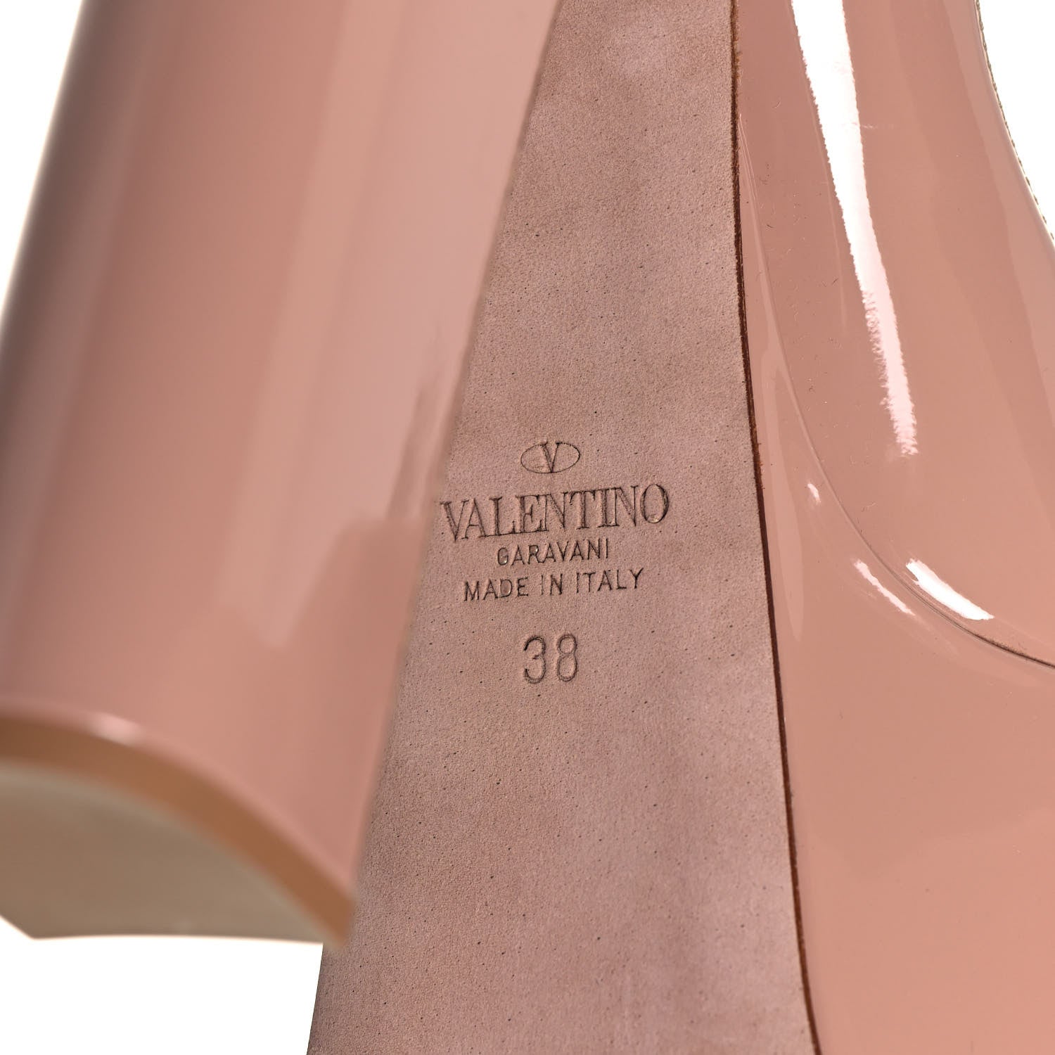 Valentino Garavani Patent Tan-Go 55/155mm Platform Pumps 38 Rose Cannelle 6 of 11