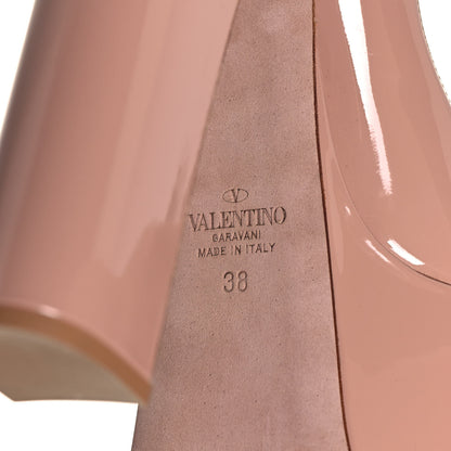 Valentino Garavani Patent Tan-Go 55/155mm Platform Pumps 38 Rose Cannelle 6 of 11