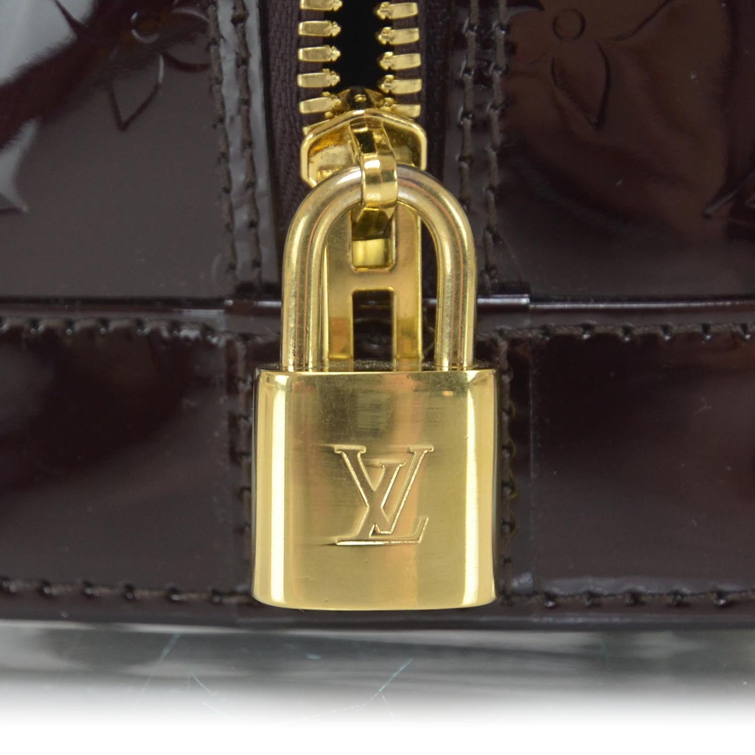 Louis Vuitton Vernis Alma PM Amarante 5 of 8
