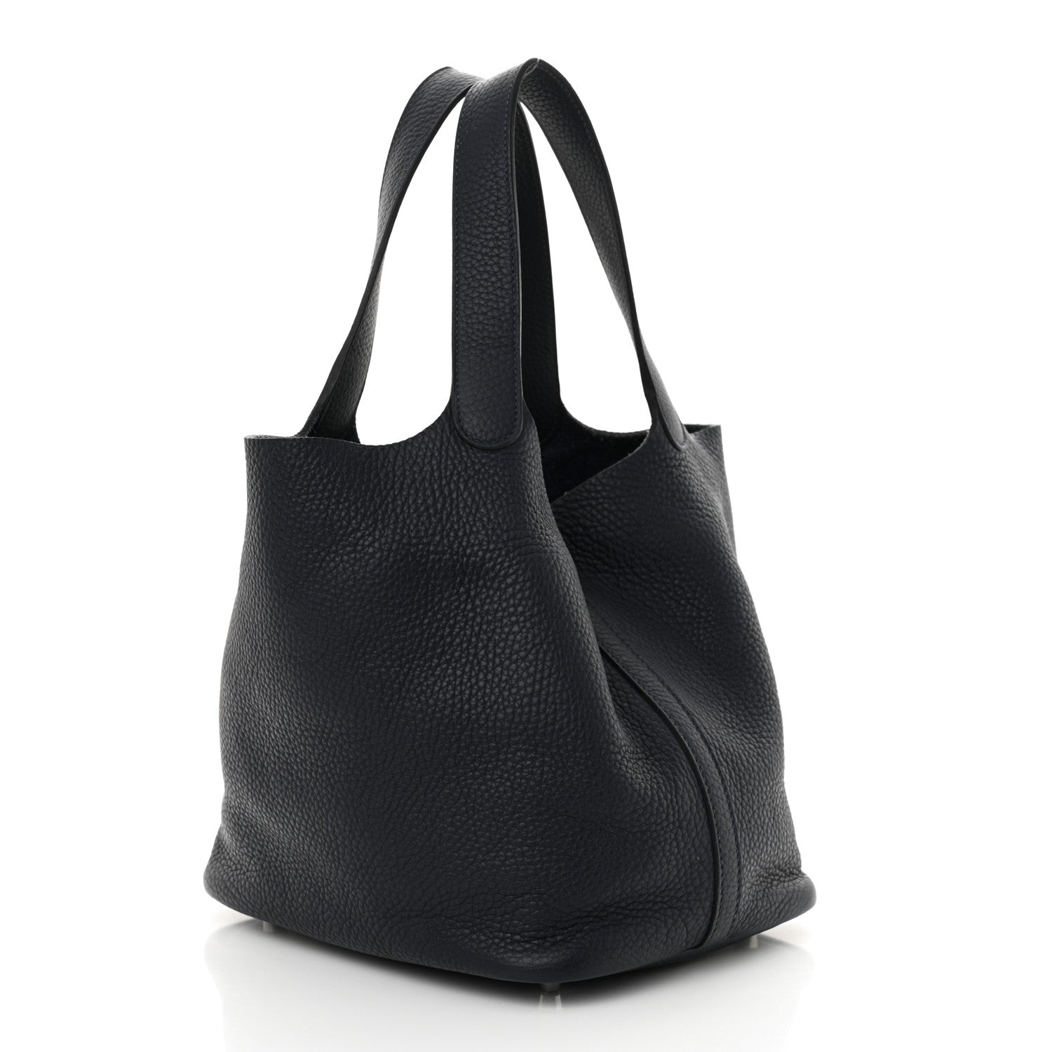 Hermes Taurillon Clemence Picotin Lock 22 MM Bleu Nuit 3 of 10
