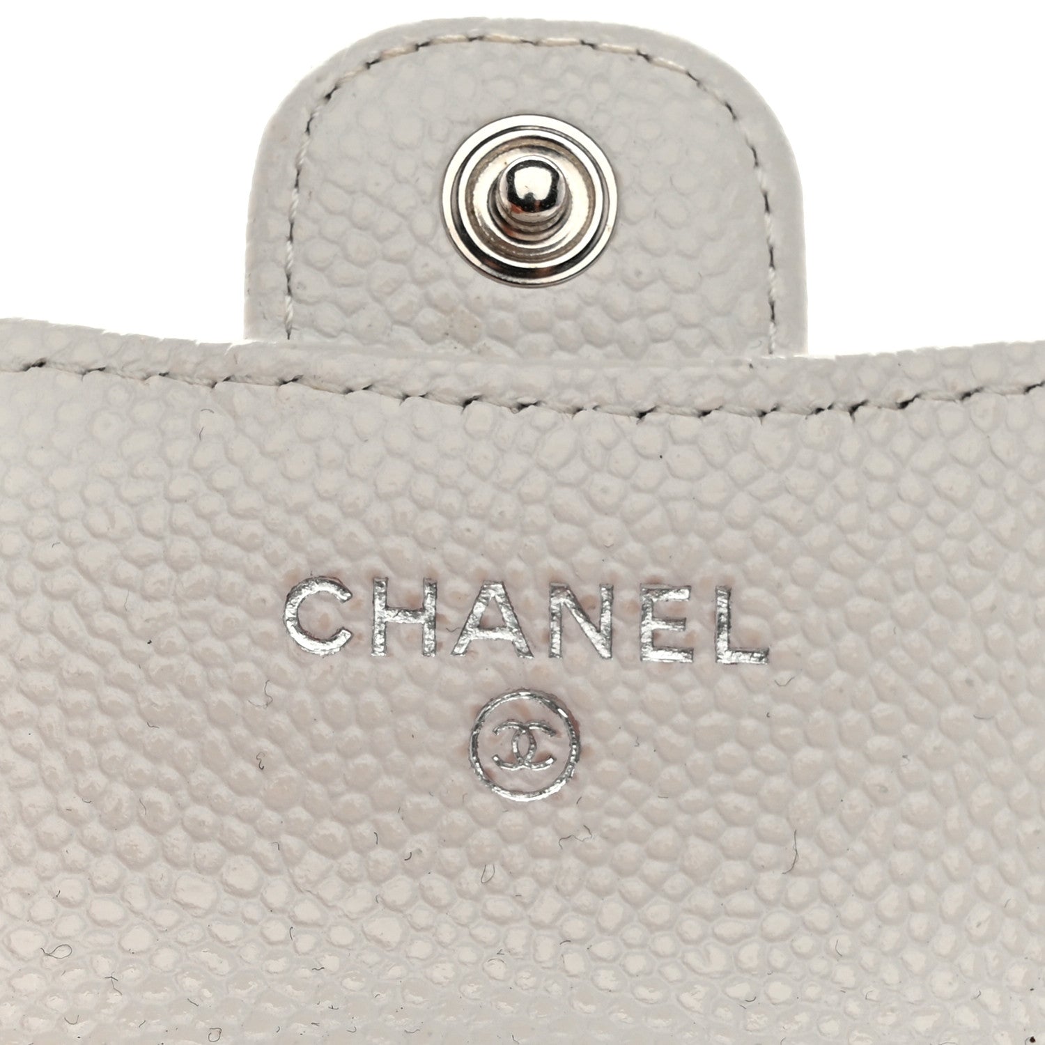 Chanel Caviar Quilted Airpods Pro Case White 6 of 10