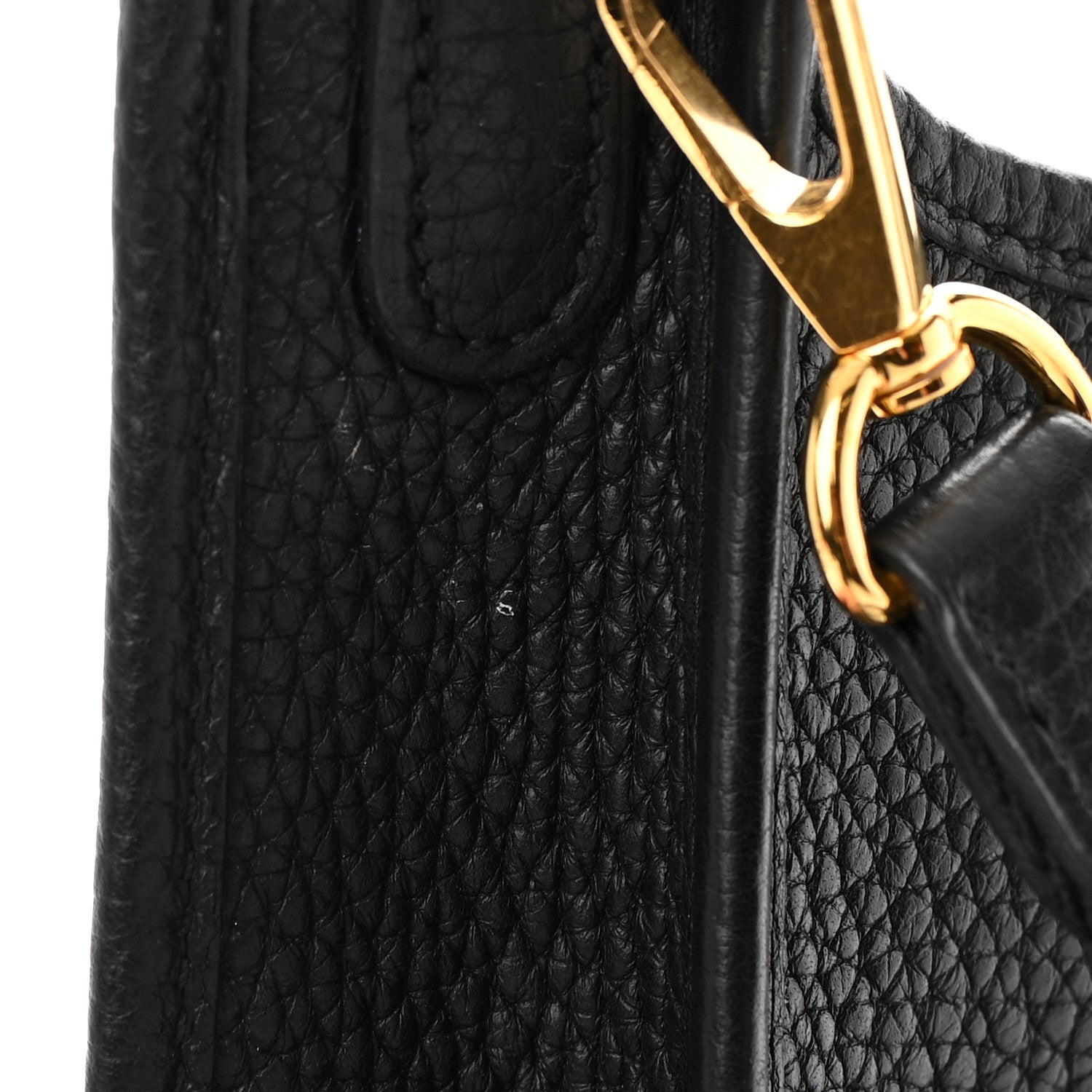 Hermes Taurillon Clemence Evelyne TPM Black 11 of 12