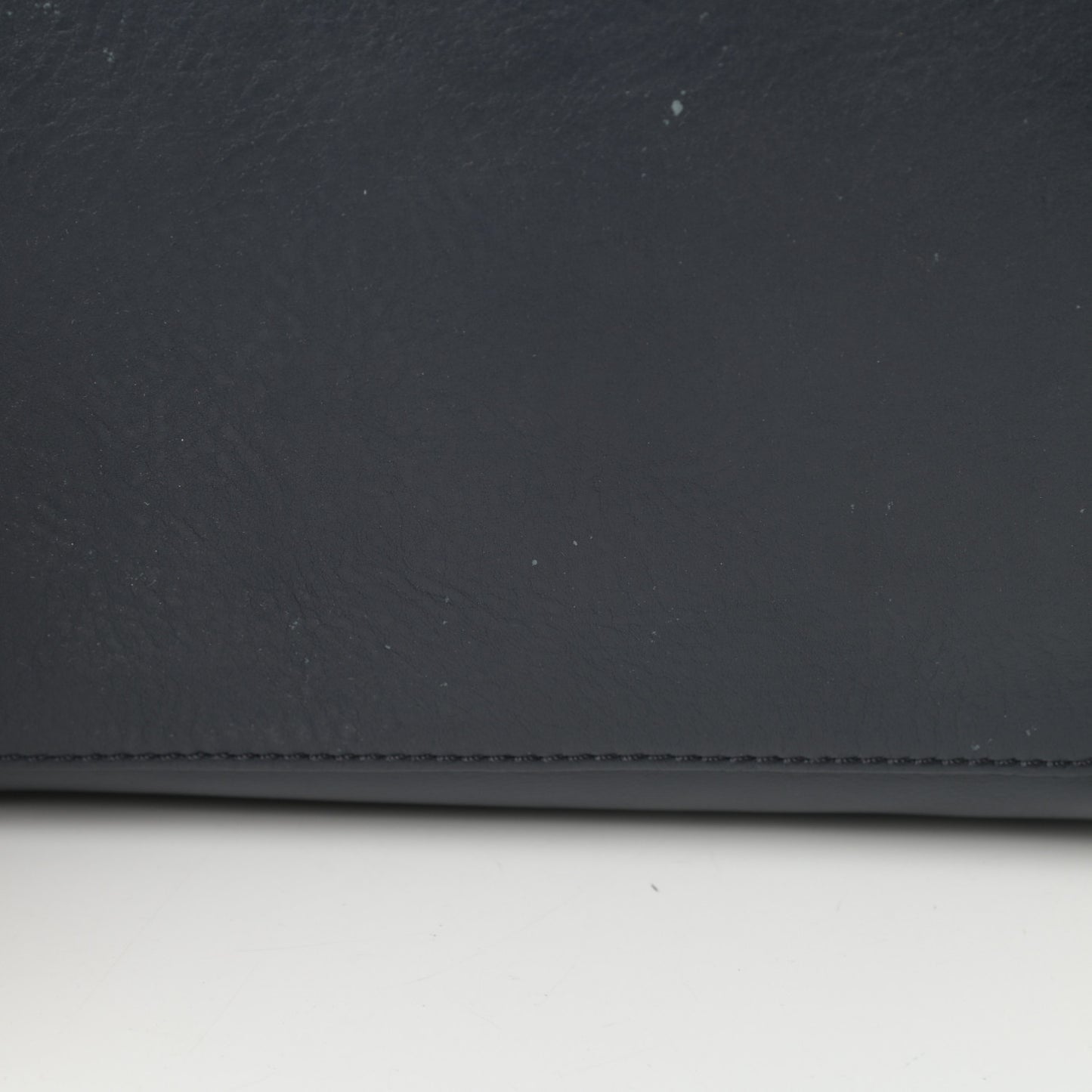 Smooth Calfskin Mini Luggage Navy Blue