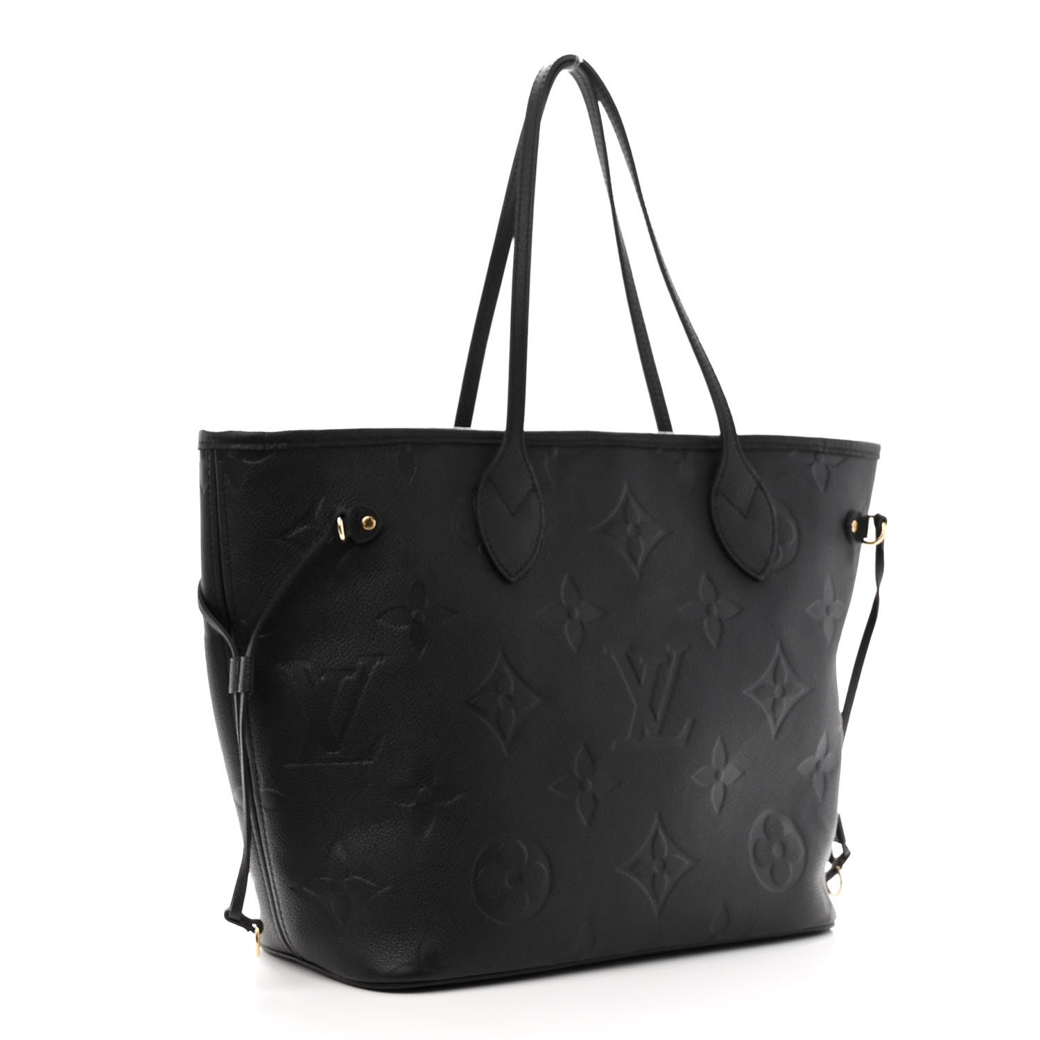 Louis Vuitton Empreinte Monogram Giant Neverfull MM Black 4 of 10