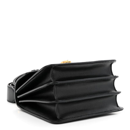 Bulgari Nappa Serpenti Forever Small Maxi Chain Top Handle Bag Black 5 of 10
