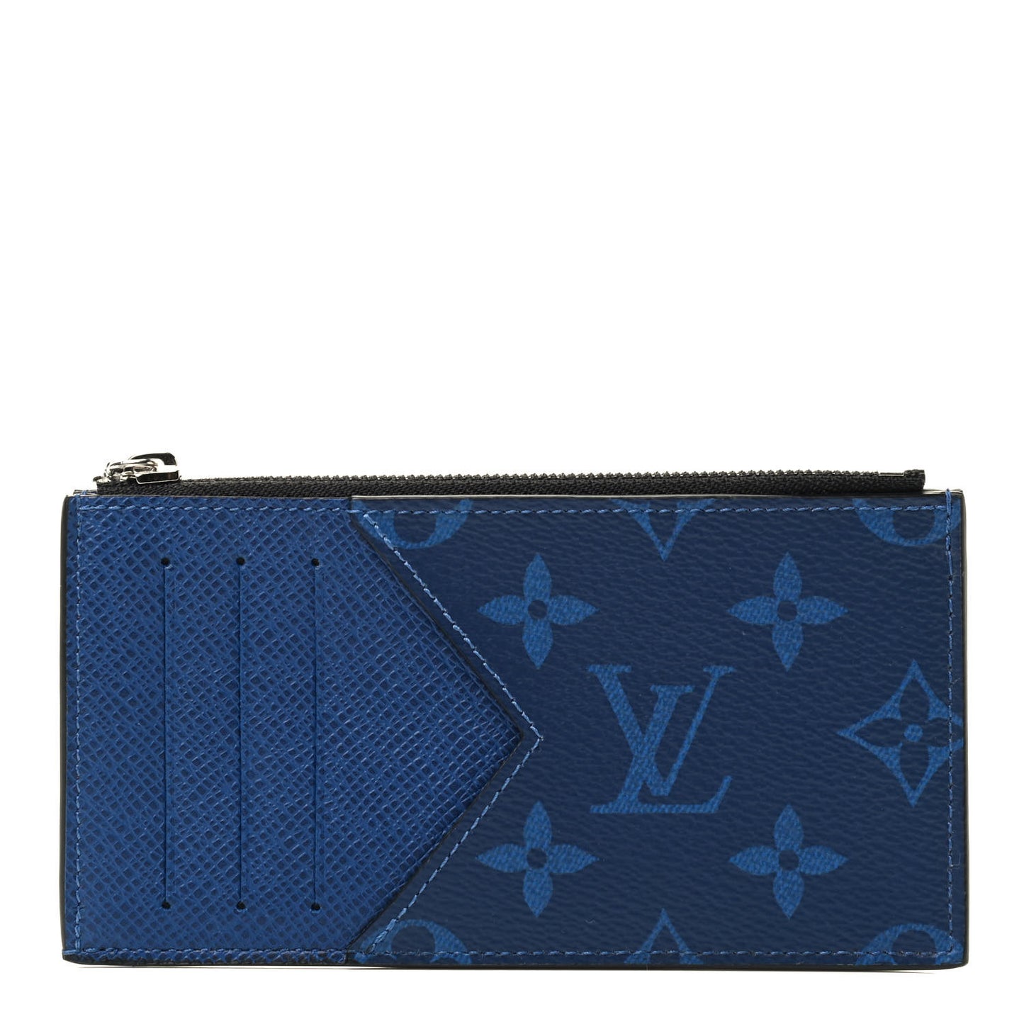 Monogram Taiga Coin Card Holder Cobalt