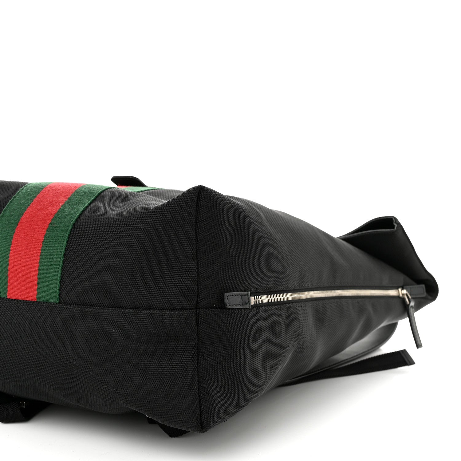 Gucci Techno Canvas Web Single Buckle Backpack Black 9 of 10