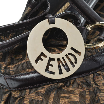 Fendi Zucca Large Chef Shopper Tote Tobacco 6 of 9