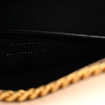 Saint Laurent Grain De Poudre Small Monogram Kate Satchel Dark Beige 7 of 13