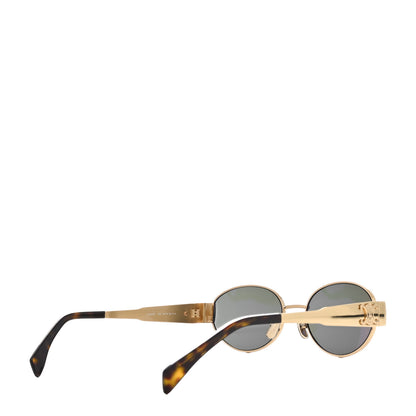 Celine Metal Triomphe 01 Sunglasses CL40235U Gold Green 3 of 7