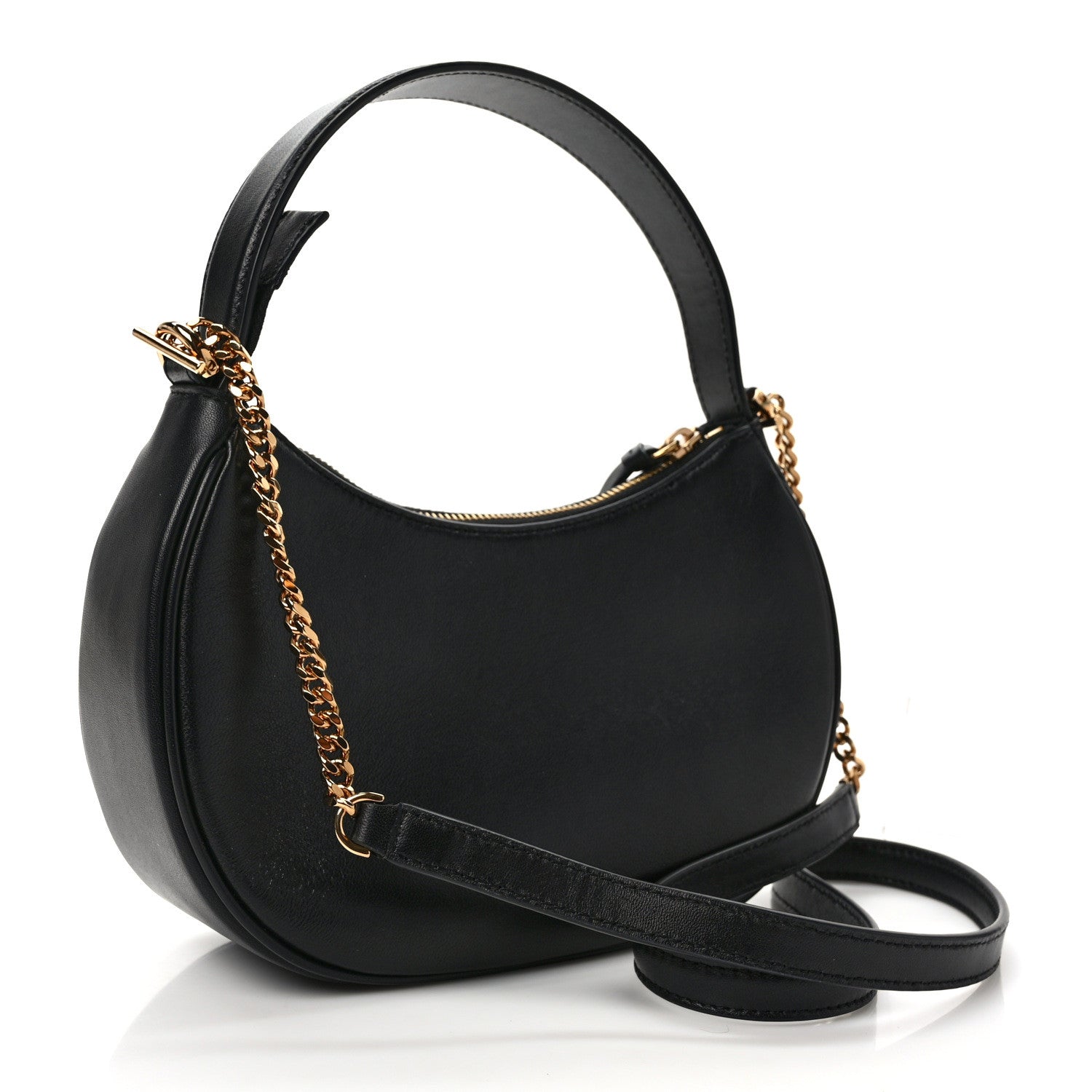 Versace Nappa Quilted Medusa Shoulder Bag Black 3 of 8