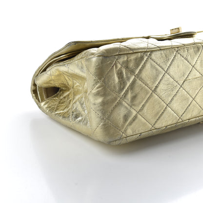 Chanel Metallic Aged Calfskin Quilted 2.55 Reissue 228 Flap Gold 8 of 10