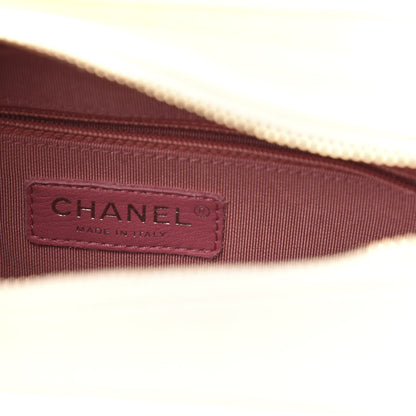 Chanel Aged Calfskin Quilted Small Gabrielle Hobo White 6 of 11