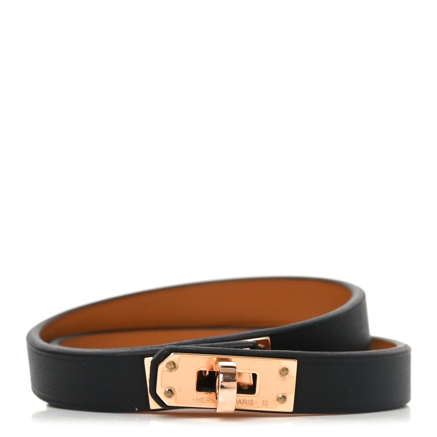 Hermes Swift Mini Kelly Double Tour Bracelet T2 Black 1 of 7