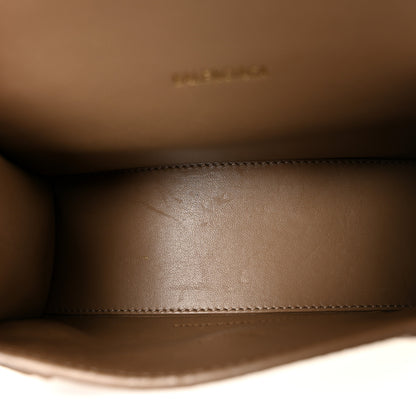 Balenciaga Coated Canvas BB Monogram Hourglass Top Handle Bag XS Beige Brown 5 of 11