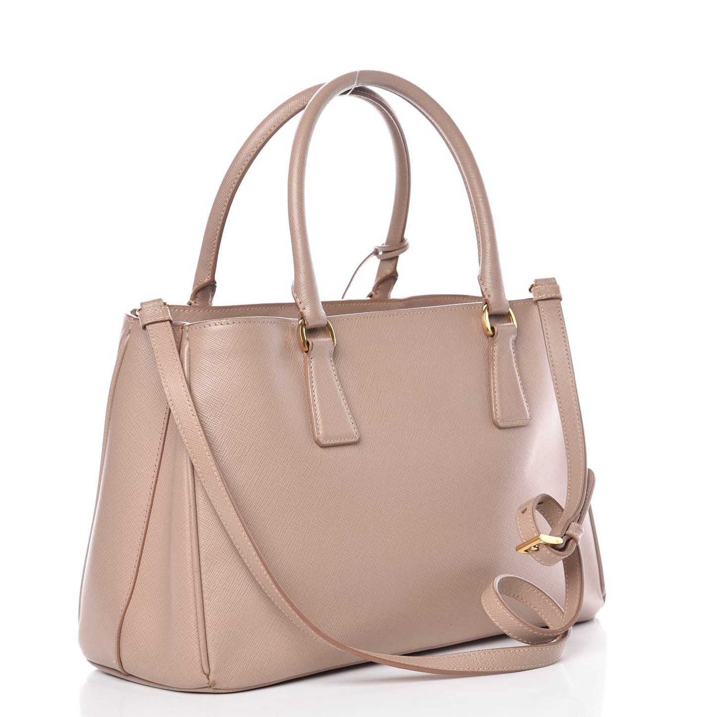 Saffiano Lux Medium Tote Cammeo