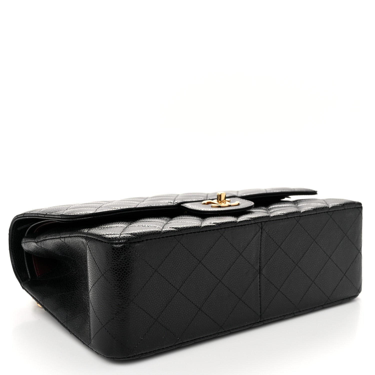 Chanel Caviar Quilted Jumbo Double Flap Black 4 of 11
