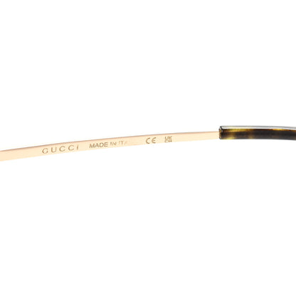 Gucci Metal Horsebit Square Frame Sunglasses GG0879S Gold 5 of 8