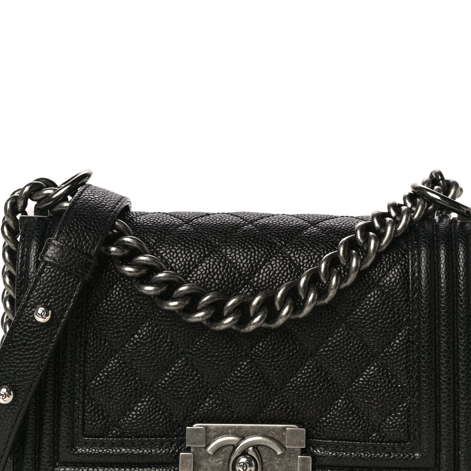Chanel Caviar Quilted Small Boy Flap Black 8 of 17