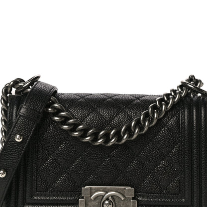 Chanel Caviar Quilted Small Boy Flap Black 8 of 17