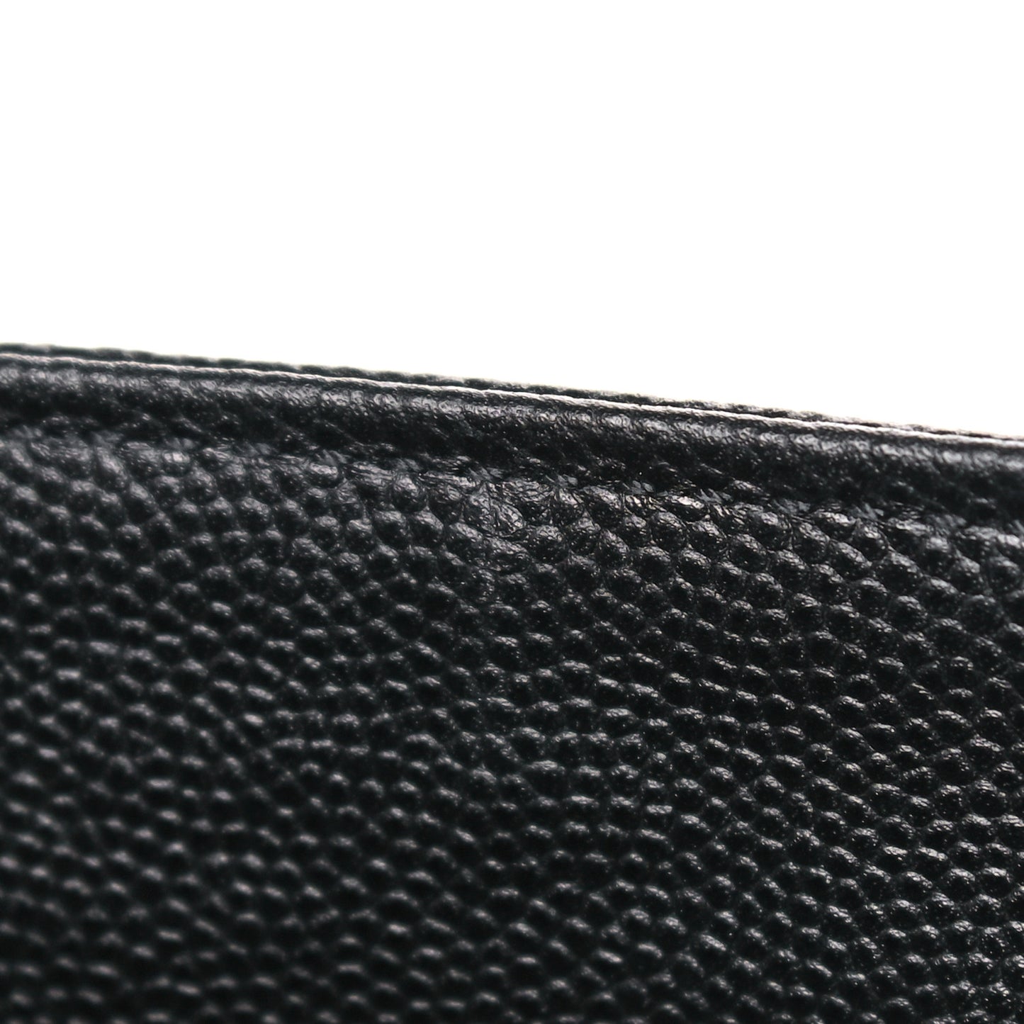 Grain De Poudre Medium West Hollywood Monogram Fold-Over Black