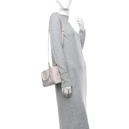 Celine Smooth Calfskin Triomphe Small Boston Bag Poudre 2 of 12