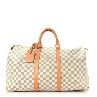 Louis Vuitton Damier Azur Keepall 50 1 of 10