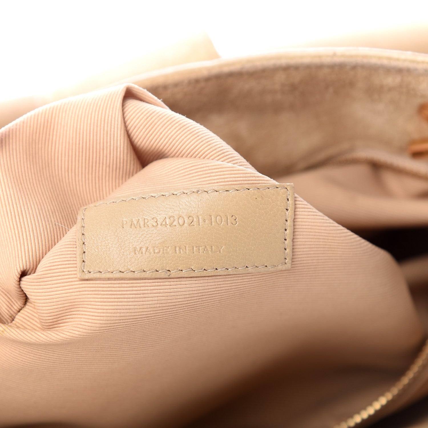 Saint Laurent Suede Monogram Cassandre Shopper Beige 9 of 12